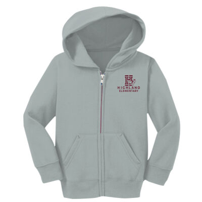 LC - Toddler Core Fleece Full Zip Hooded Sweatshirt Thumbnail